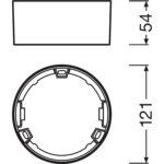 Aro p/Downlight/Foco Led Slim DN105 Redondo BR 079151 Ledvance - Image 2