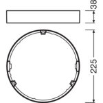 Aro p/Downlight/Foco Led Slim DN210 Redondo BR 079199 Ledvance - Image 2