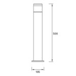 Luminária de Exterior Arrow Led 5,5W 3000K IP65 PT PX-0139-NEG Forlight - Image 2
