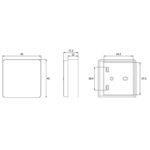 Sensor de Temperatura e Humidade Wiser BR CCT593011 Schneider Electric - Image 2
