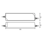 Transformador/Fonte de Alimentação p/Fita LED 24V DC 150W IP66 - Image 2