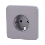 Espelho c/Centro p/Tomada Inteligente CZ SoloCover Smart Grey Ajax