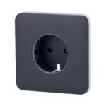 Espelho c/Centro p/Tomada Inteligente GR SoloCover Smart Graphite Ajax