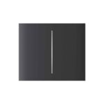 Painel Central Tátil Vertical p/Interruptor de Luz Duplo GR CenterButton 2G-V Graphite Ajax