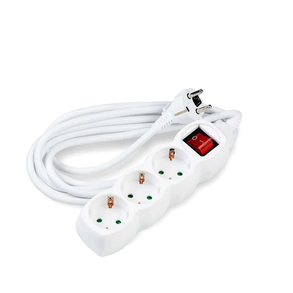 extensao-c-3-tomadas-2pt-c-interruptor-br Extensão c/3 Tomadas 2P+T 3M C/Interruptor BR - Image 1
