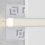 Perfil de Alumínio 52,5×13,3 de Encastrar p/Fita LED AL